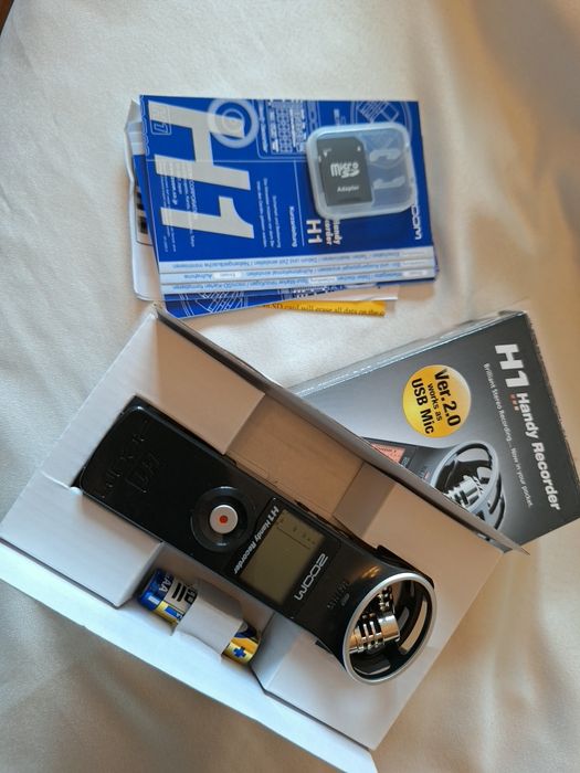 Kompaktowy Cyfrowy Rejestrator Dźwięku Zoom H1 Handy Recorder 2.0