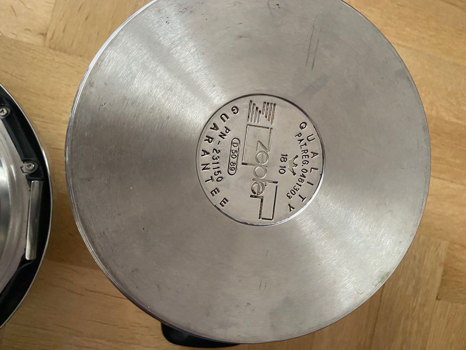 Garnek + pokrywa +  koszyczek do gotowania na parze - komplet - Zepter