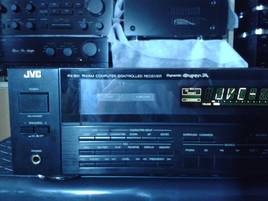 JVC-RX 501 Amplituner Wzmacniacz z korektorem 7 pasm. I inne