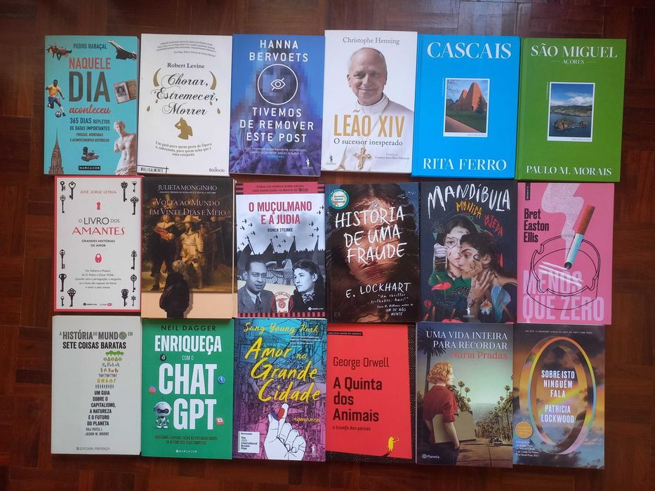 Lote de 180 livros