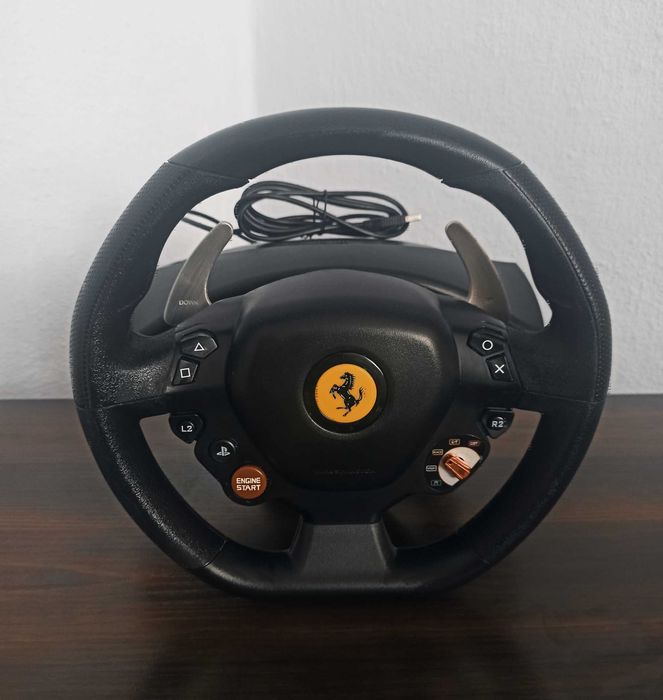 Ігровий комплект кермо та педалі Thrustmaster T80 Ferrari 488 GTB Edition PC/PS4/PS5 Black .