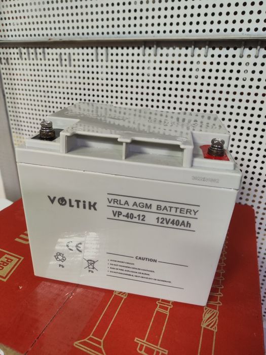 Акумулятор Voltik AGM 12v 40ah