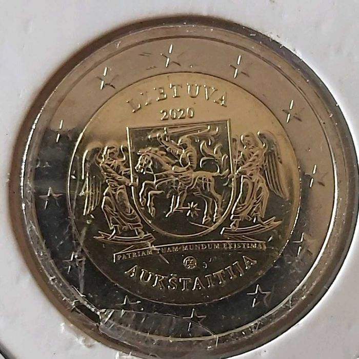 2 Euros de 2020 da Lituânia, Região de Aukštaitija