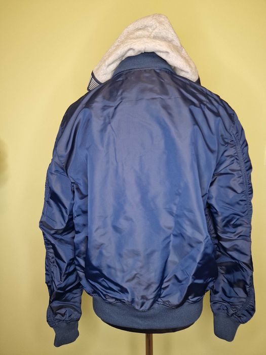 Nowa kurtka Alpha Industries MA-1 TT Hood Custom new navy rozm XXL