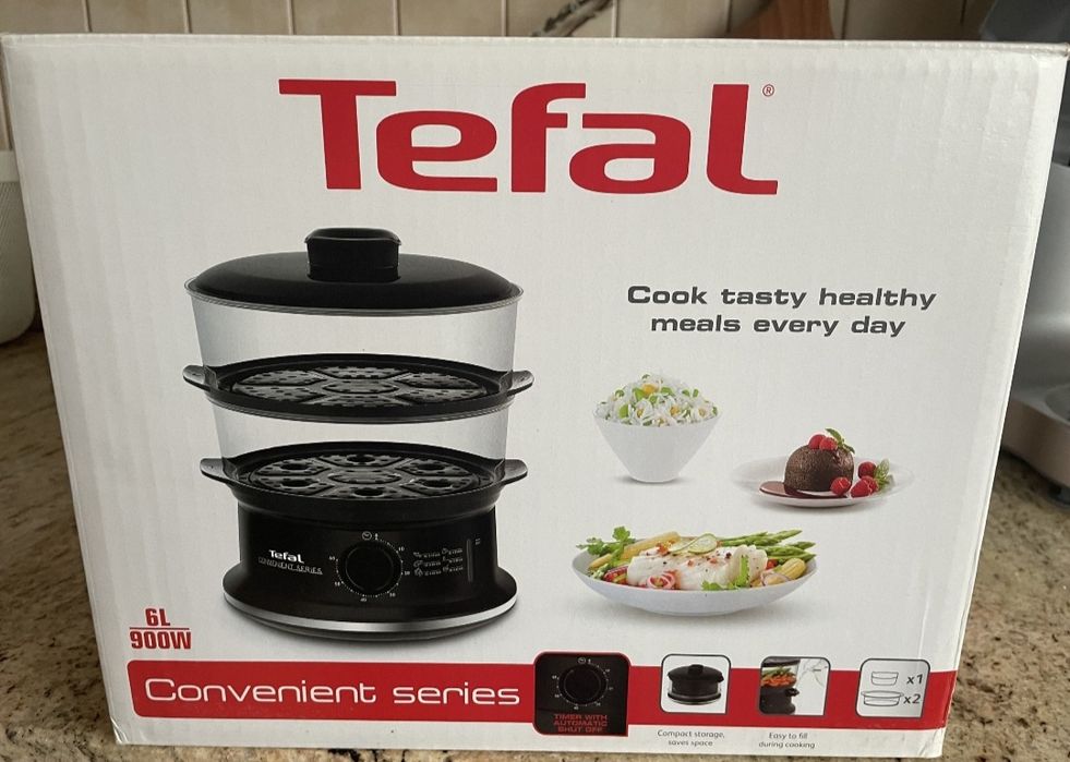NOWA Maszyna do gotowania na parze parowar TEFAL