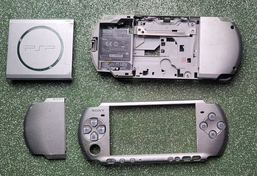Carcaça cinzenta para psp mod.3000