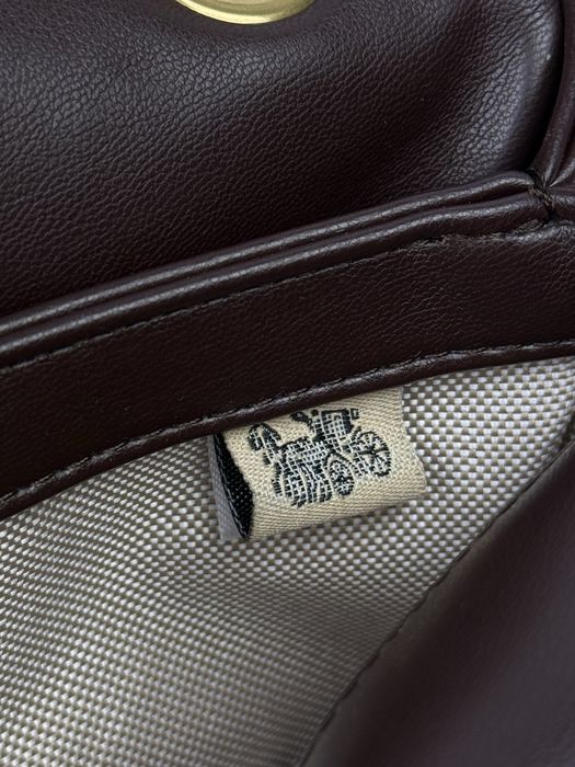 Женская сумка coach tabby original шоколадний колір