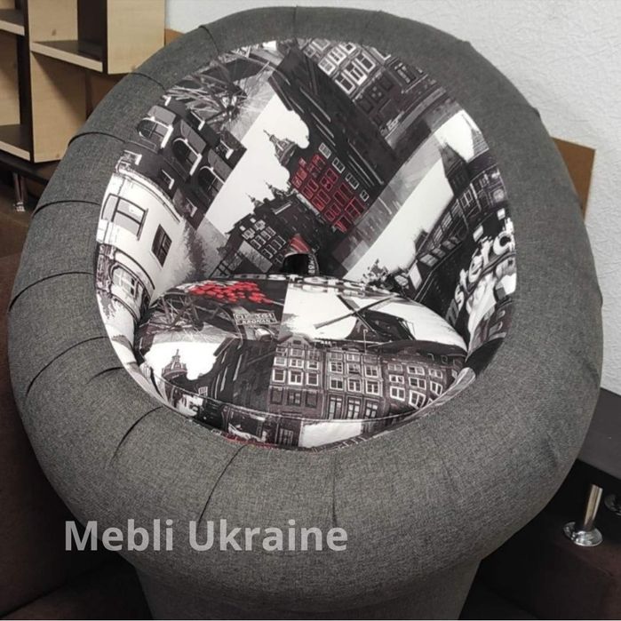 Пуф-кресло ТЮЛЬПАН: удобная спинка, мягкая посадка, различные цвета