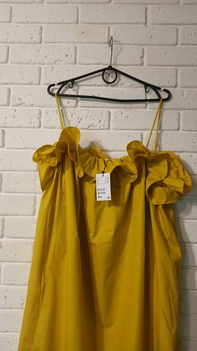 Довгий попліновий сарафан від H&M