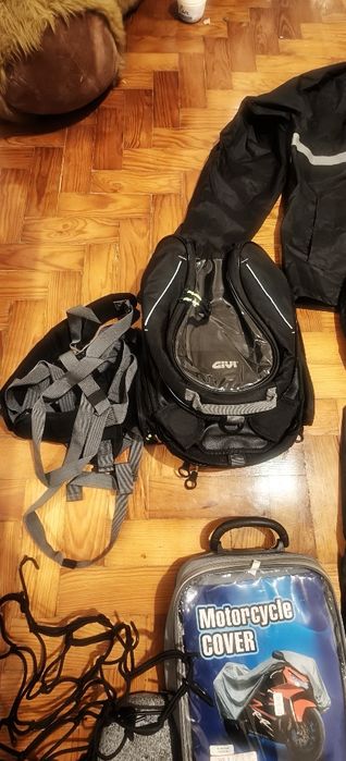 Kit  6 em 1 fato e equipamento  mota