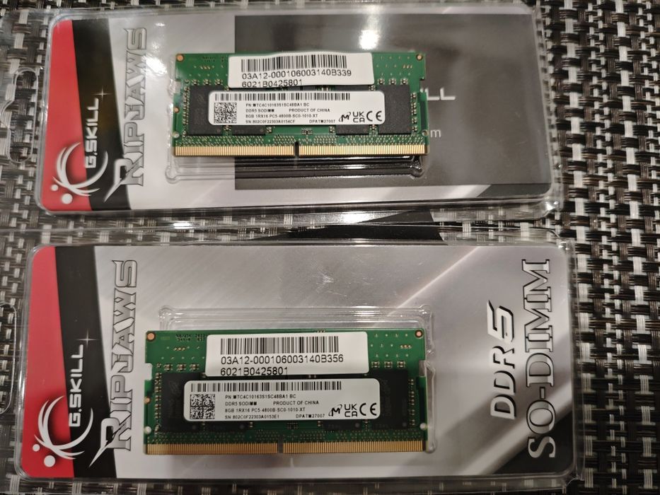 sodimm ddr5 4800 16 gb - Купити електроніку - Ціни на OLX.ua