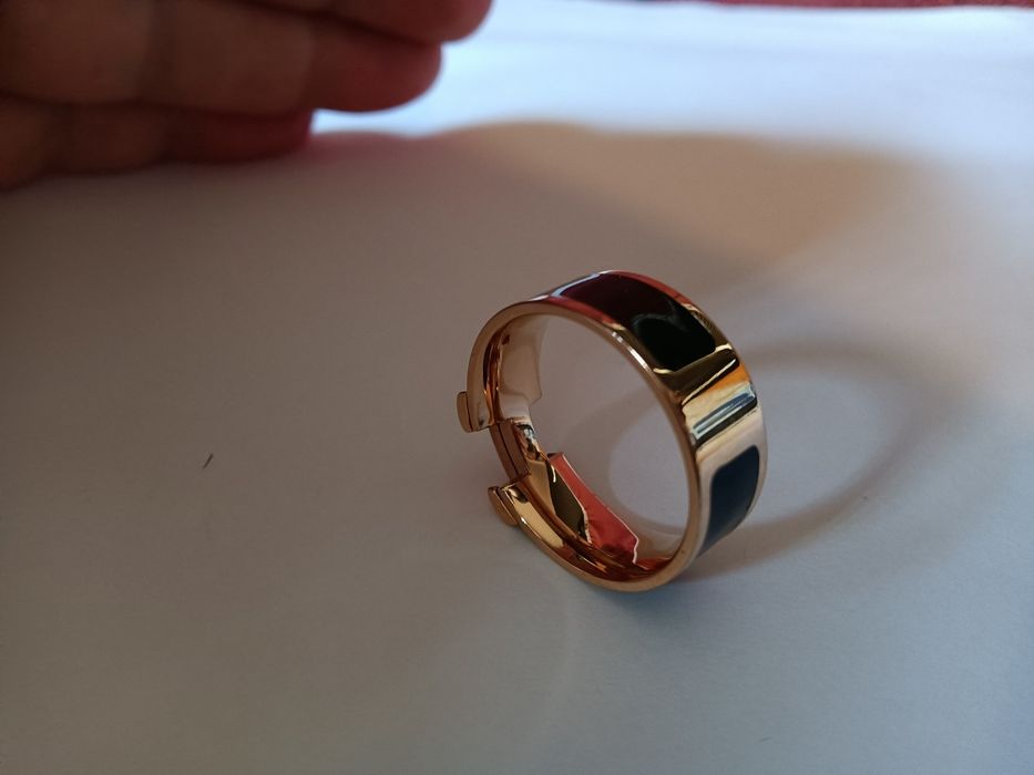 Anel novo em aço Tamanho 19