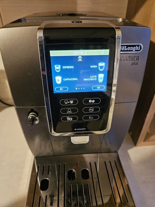 Ekspres DeLonghi Dinamica Plus. Zadbany