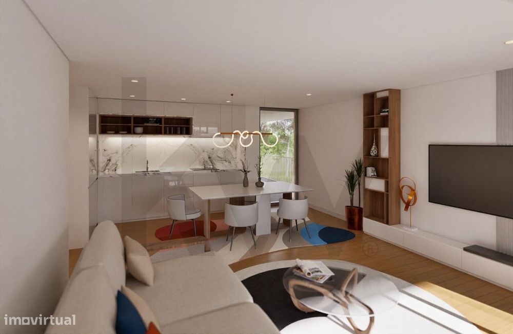 Obra Nova - Apartamento T2 C/ Garagem