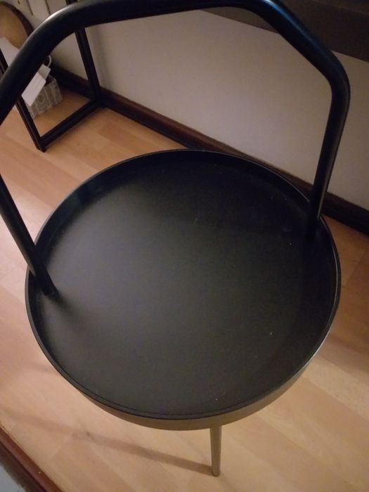 Mesa apoio preto