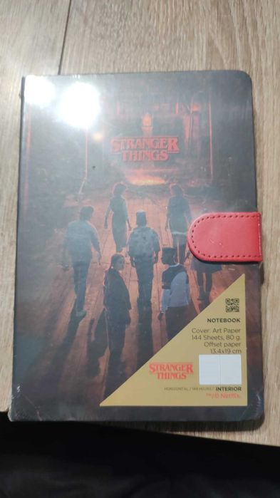 notes pamiętnik  Stranger Things Main Paper netflix