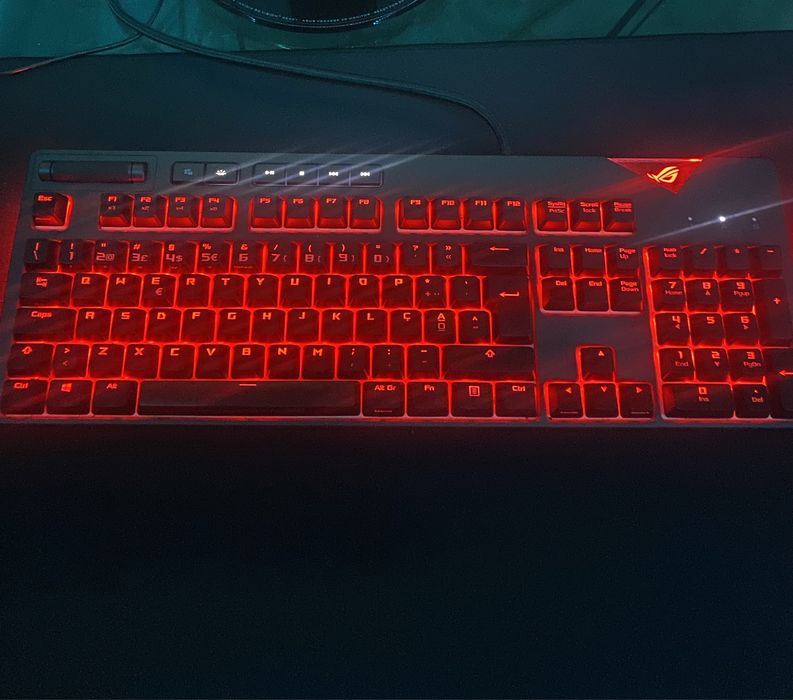 Asus rog strix flare teclado gaming mecanico