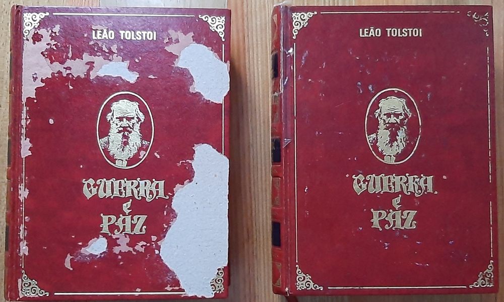 Guerra e Paz Leon Tolstoi 2 volumes