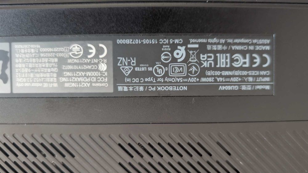 ASUS Zephyrus M16 I9 RTX4070