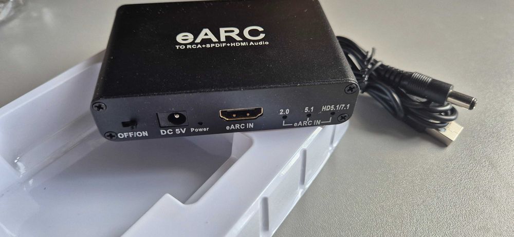 H.May Konwerter audio HDMI eARC ARC 24 bit/192 kHz Audio Sampling Rate