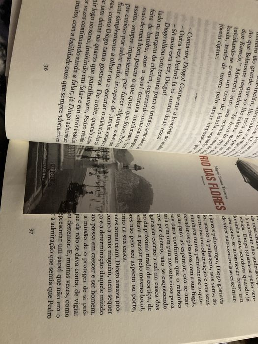 Livro de leitura Rio Das Flores de Miguel Sousa Tavares