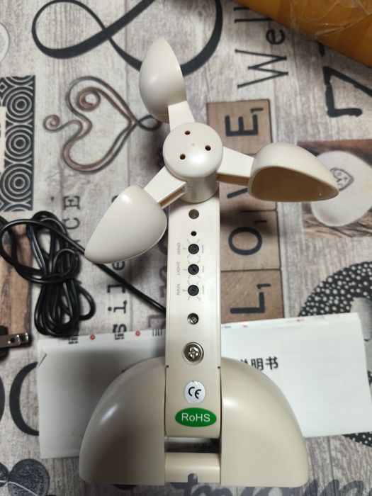 Sensor de luz, chuva e vento