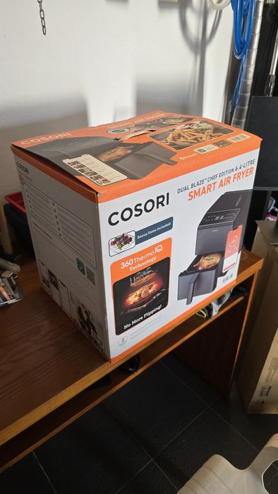 Smart Air Fryer Cosori Dual Blaze 6.4L Wi-Fi (Como Nova + Fatura/Garantia Worten)