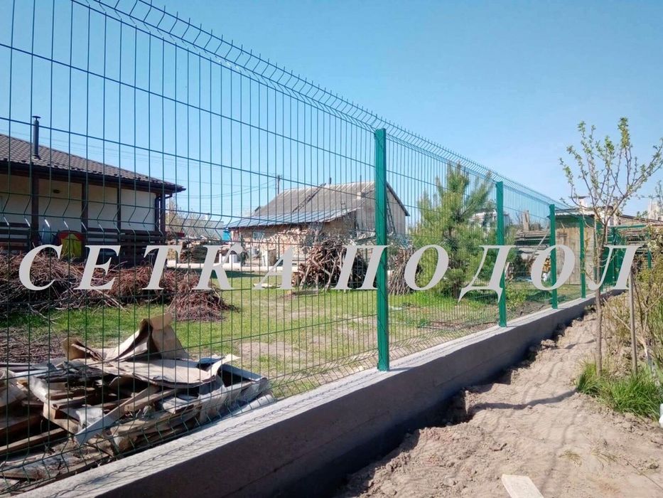 Забор металевий штакетник паркан ворота профнастил пвх сетка