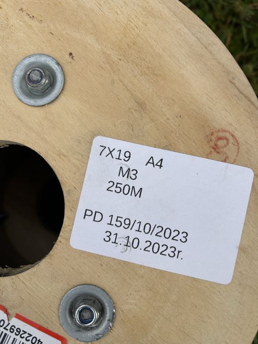 3mm LINA LINKA kwasoodporna nierdzewna  A4 7x19