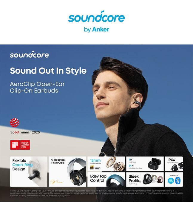 Anker soundcore AeroClip