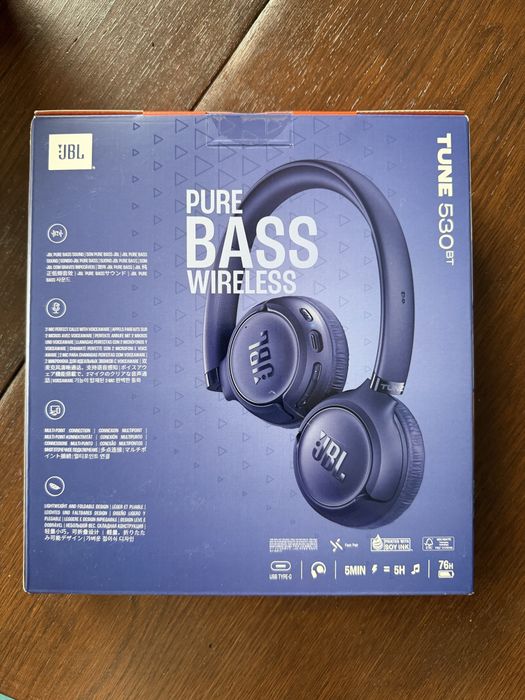 JBL Tune 530 BT Granatowe