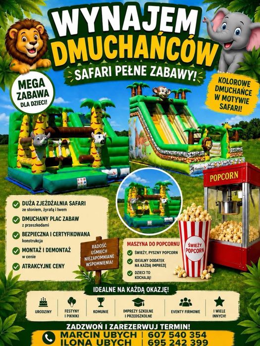 Dmuchańce zamki dmuchane