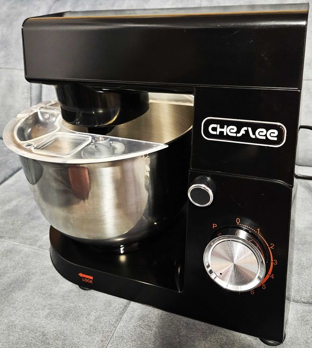 CHeflee Robot kuchenny, 1500 W z miską ze stali nierdzewnej 4,5 i 5,5