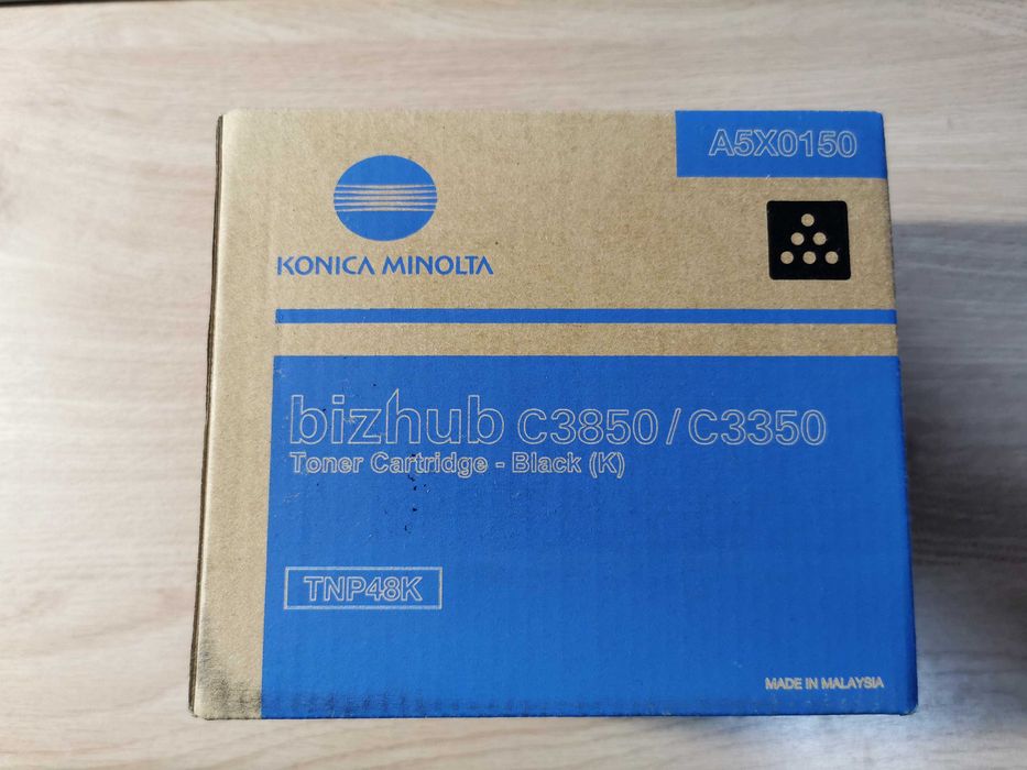 Toner - Bizhub C3850 / C3350 - Black - TNP48K - A5X0150 - oryginał