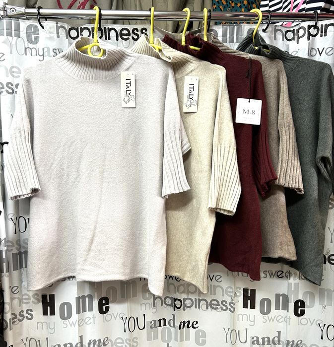 Свитер люкс качества, вискоза, ОВЕРСАЙЗ, Италия