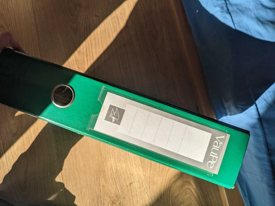 Segregator A4 zielony