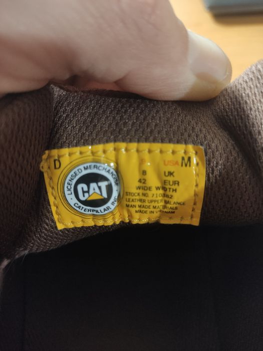 Ботинки кожаные Caterpillar