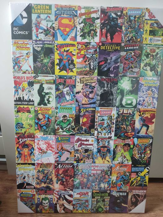 Plakat Super Bohaterowie DC Comics Płótno