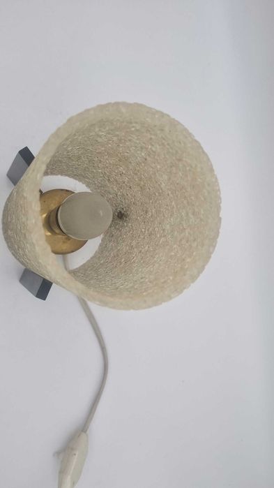 Lampka stołowa Space Age Rakieta design PRL lata 70 Czechosłowacja