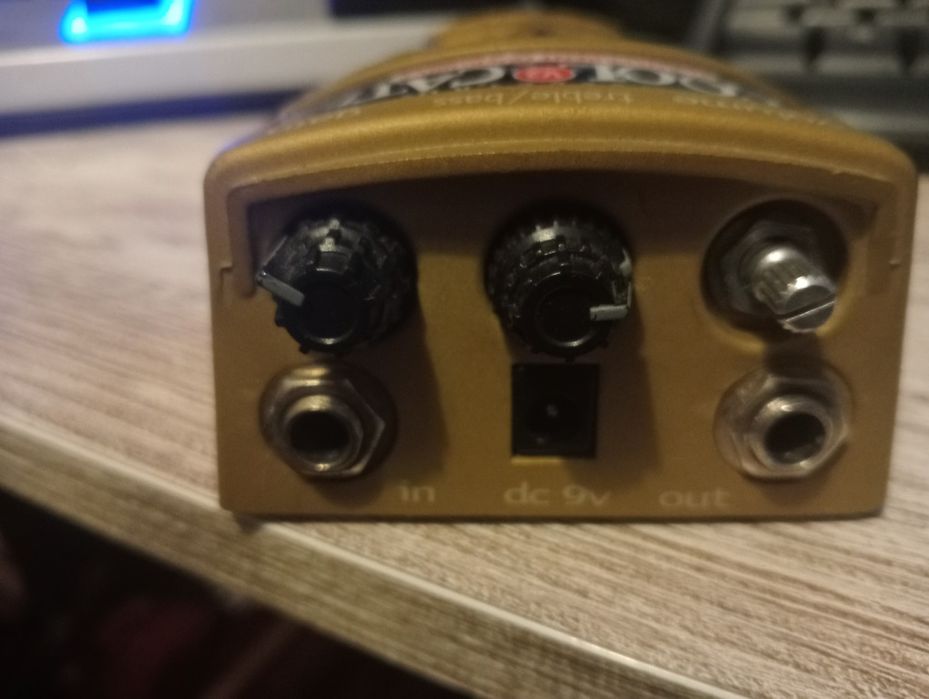 Pedal de guitarra Danelectro Cool Cat Overdrive Transparente V2