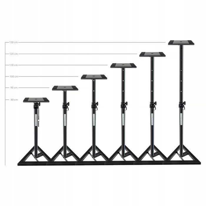 Podstawka monitorowa – statyw studyjny z regulowaną wysokością