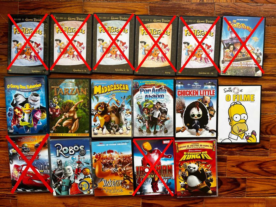 DVD e Blu-ray (animação, fantasia, drama, comédia)