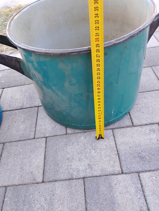 Stare garnki emaliowane