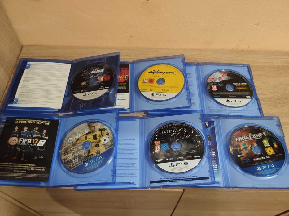 PS5 z napędem + 2 pady DualSense + 6 gier (Stellar Blade, Expedition 33, Cyberpunk i inne)