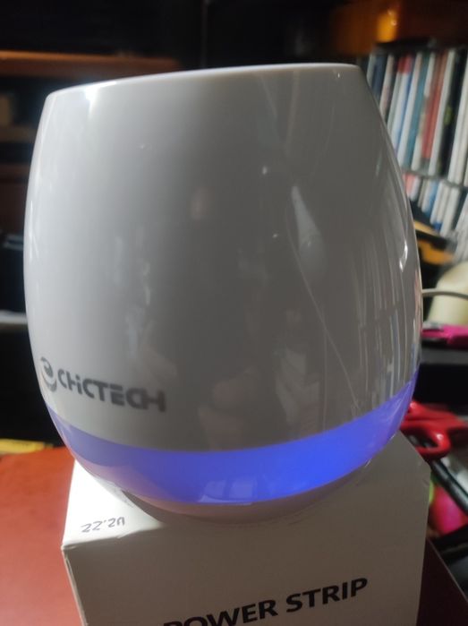 Vaso para flores musical com iluminação led