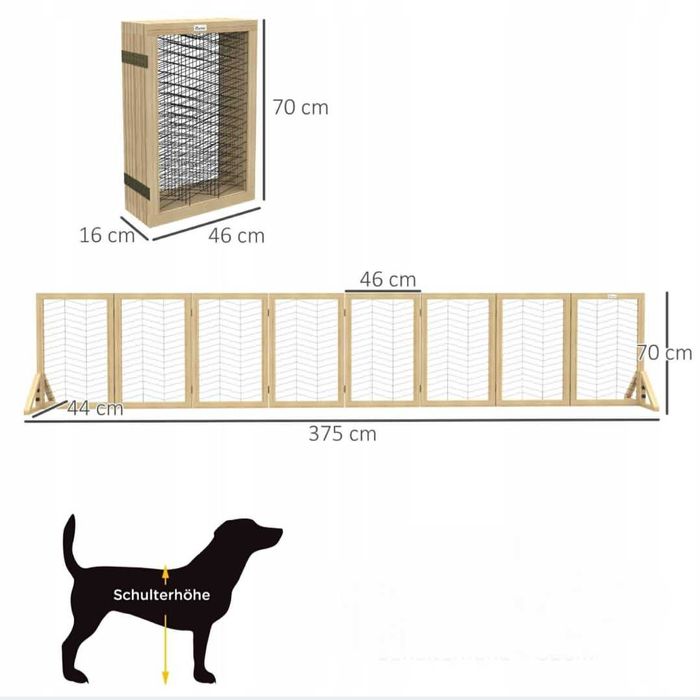 Bramka dla psa ogrodzenie