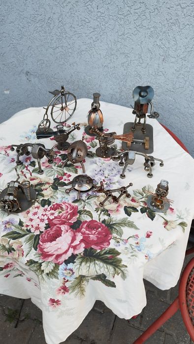 Metalowa figurka słonia. Metaloplastyka