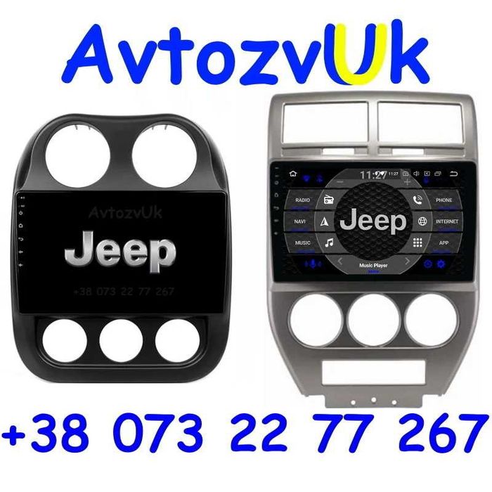 Магнитола COMPASS Jeep PATRIOT 2 din Компас Патриот CarPlay Android 15