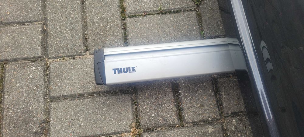 Box  dachowy Mont Blanc Triton 450 + bagażnik belki poprzeczne Thule