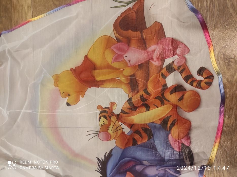 Firana z woalu - Kubuś Puchatek i przyjaciele